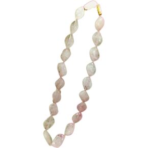Handcrafted Mala Radiant Cut Bead Natural Crystal Healing Stone Strand Necklace For Unisex Adult