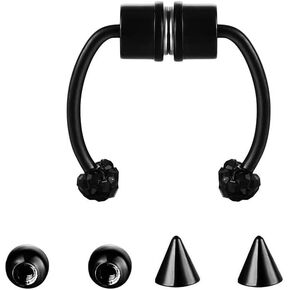 Septum Nose Rings Fake Nose Rings for Women No Piercing Clip On Nose Rings Hoop