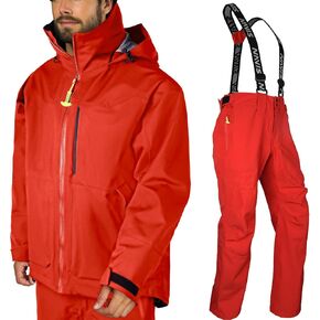 FWG PRO Workwear Waterproof Jacket with Bibs Pants Combo Rain suit Durable Breathable in Kuwait