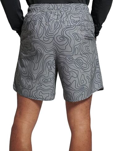 BASS OUTDOOR Men's Athletic Knit Printed Wave Woven Shorts in Saudi Arabia