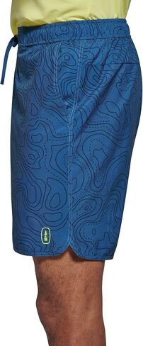 BASS OUTDOOR Men's Athletic Knit Printed Wave Woven Shorts in Saudi Arabia
