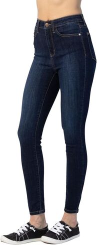 Judy Blue Women's High-Waist with Back Phone Yoke Seamed Skinny Jeans in Saudi Arabia