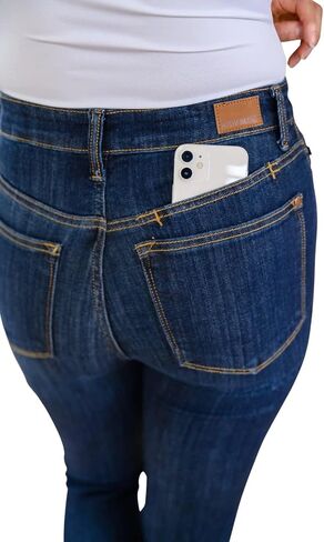 Judy Blue Women's High-Waist with Back Phone Yoke Seamed Skinny Jeans in Saudi Arabia
