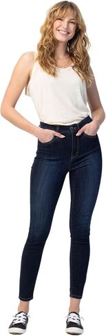 Judy Blue Women's High-Waist with Back Phone Yoke Seamed Skinny Jeans in Saudi Arabia