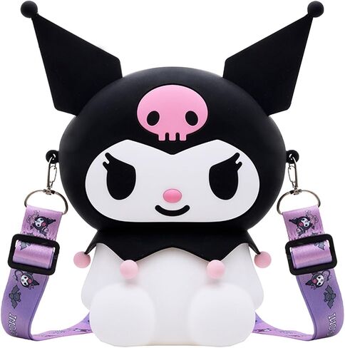 XFXATRJ Kawaii Kuromi Bag Cute Cartoon Shoulder Bag Anime Wallet for Girls Birthday Gifts in Saudi Arabia