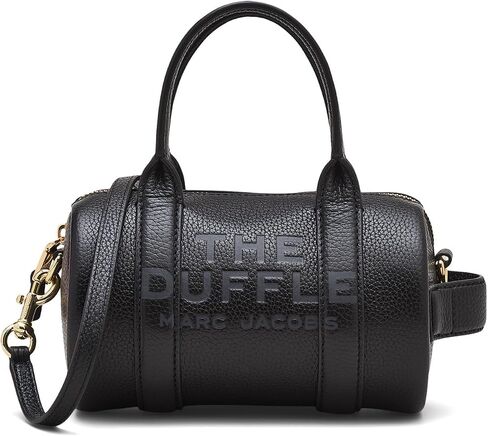 Marc Jacobs The Leather Mini Duffle Bag, Black in Saudi Arabia