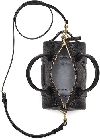 Marc Jacobs The Leather Mini Duffle Bag, Black in Saudi Arabia
