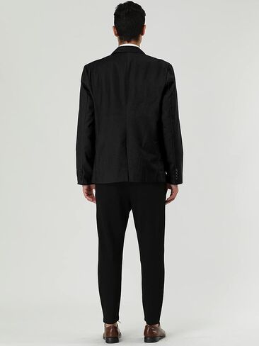 uxcell Men's Notched Lapel Button Slim Fit Casual Lightweight Sport Coats Blazer in Saudi Arabia