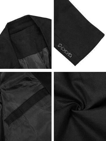 uxcell Men's Notched Lapel Button Slim Fit Casual Lightweight Sport Coats Blazer in Saudi Arabia