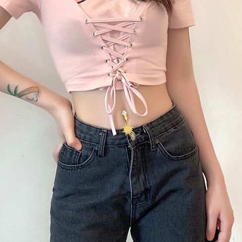 NEWITIN 10 قطع وهمية حلقات زر البطن للنساء تتدلى السرة مكعب زركونيا غير ثقب البطن مجوهرات كليب على حلقات زر البطن للنساء الفتيات in Kuwait