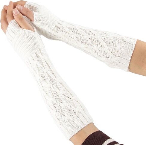 قفازات KADBLE النسائية الشتوية الطويلة الدافئة لتدفئة الذراع in Kuwait