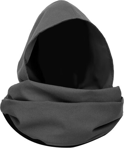 Medieval Linen Cowl Hood Scarf Vintage Rogue Cape Costume Accessory in Kuwait
