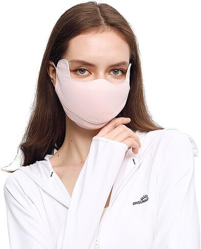 OHRAIN Neck Gaiter UPF 50+ UV Face Scarf Cover Summer Breathable Washable Reusable SLF5M043 in Saudi Arabia