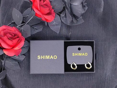 SHIMAO-Gold Hoop Earrings for Women,Niche Design Metal Texture Texture Small Ear Circle,Simple and Fashionable All High-grade Earrings in Saudi Arabia