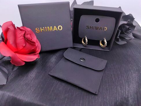 SHIMAO-Gold Hoop Earrings for Women,Niche Design Metal Texture Texture Small Ear Circle,Simple and Fashionable All High-grade Earrings in Saudi Arabia