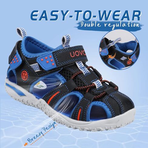 Boys Sandals Kids Sandals Hiking Athletic Closed Toe Summer Beach Outdoor Shoes for Boys Quick-Drying in Kuwait