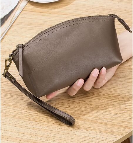 محافظ صغيرة من Lecxci للنساء، حقائب كروس، حقائب يد جلدية، محفظة بمقبض، حقيبة صغيرة على شكل صدفة in Kuwait