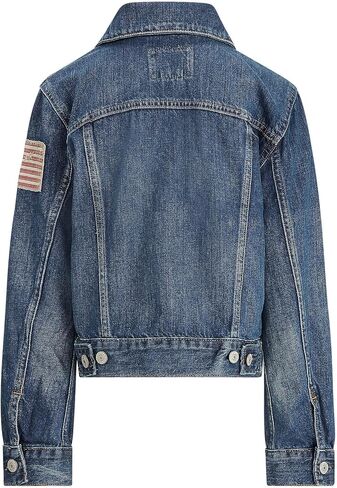 POLO RALPH LAUREN Boy's Cotton Denim Trucker Jacket (Big Kids) Gordon Wash LG (14-16 Big Kid) in Saudi Arabia