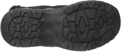 Northside Boys' Burke SE Fisherman Sandal, black/red, 11 M US Toddler in Saudi Arabia