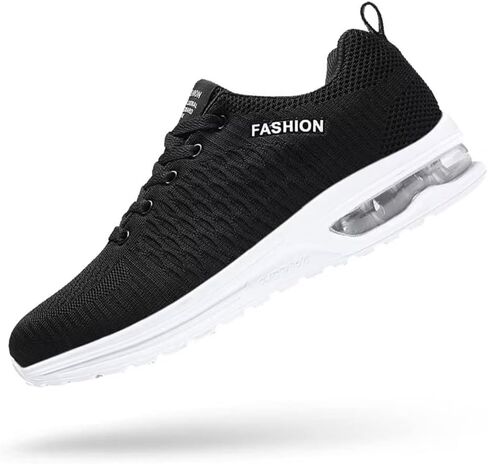 Men's Shoes Non Slip Shoes Slip on Sneakers Walking Shoes Black Red Athletic Lightweight Mesh in Saudi Arabia