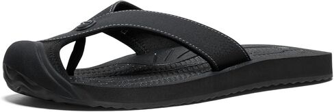 KEEN Men's Barbados Breathable Comfortable Sandals Toe Protection Flip-Flops in Saudi Arabia