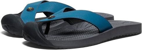 KEEN Men's Barbados Breathable Comfortable Sandals Toe Protection Flip-Flops in Saudi Arabia
