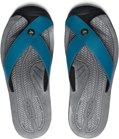 KEEN Men's Barbados Breathable Comfortable Sandals Toe Protection Flip-Flops in Saudi Arabia