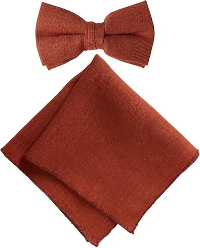 Spring Notion Boys' Linen Blend Bow Tie in Saudi Arabia
