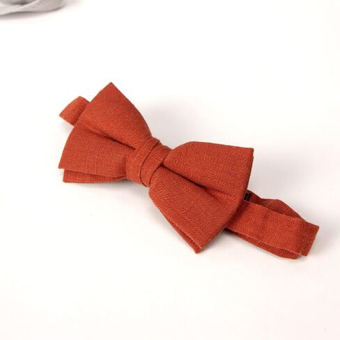 Spring Notion Boys' Linen Blend Bow Tie in Saudi Arabia