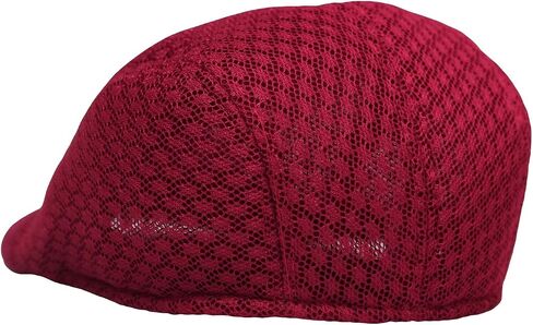 WITHMOONS Breathable Mesh Summer Hat Newsboy Ivy Cap Cabbie Flat Cap UZ30053 in Saudi Arabia