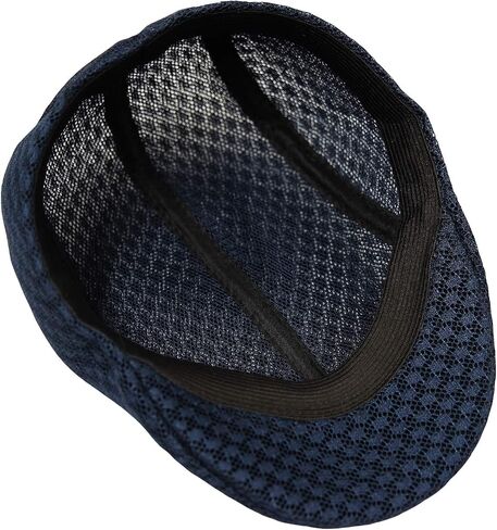 WITHMOONS Breathable Mesh Summer Hat Newsboy Ivy Cap Cabbie Flat Cap UZ30053 in Saudi Arabia