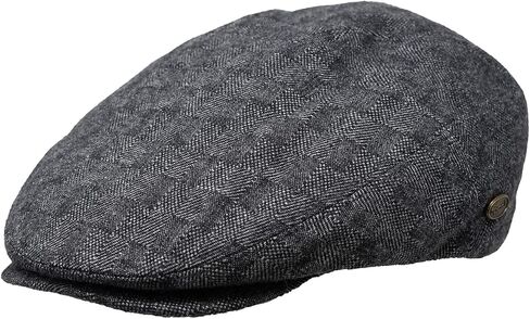 Funky Junque Men’s Wool Blend Newsboy Tweed Flat Cap, Classic Vintage Gatsby Cabbie Golf Hat for Driving Hunting Duckbill Cap in Saudi Arabia
