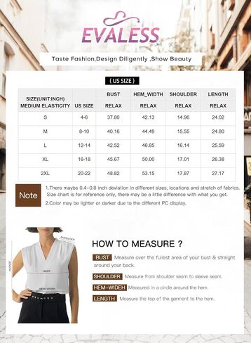 EVALESS Women's Pleated V Neck Sleeveless Tank Top in Saudi Arabia