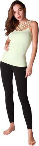 قميص داخلي نسائي من NIKIBIKI بدون خياطة ثلاثي متقاطع، صنع في الولايات المتحدة الأمريكية، مقاس واحد in Kuwait