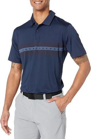 Puma Golf Mens Volition Freedom Stripe Polo in Saudi Arabia