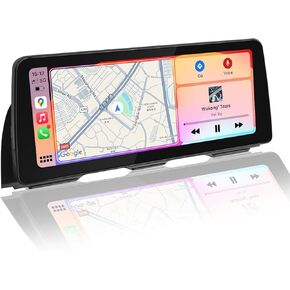 PEMP Android 13 12.3" Blue Anti-Glare Screen for BMW F10 F11 Wired and Wireless Carplay Android Auto, Snapdragon 662 8 Core 4G RAM 64GB Monitor for BMW 5 Series CIC(2011-2012)