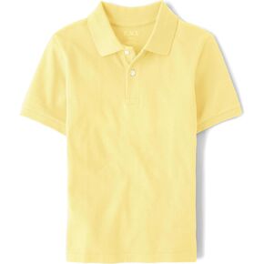 The Children's Place Boys Short Sleeve Pique Polo,Regal Violet,XS_(4H)