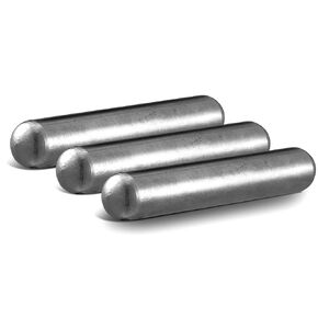 3 Pcs Cow Magnet Cylinder Cow Alnico Magnet Stud Finder 0.50" Diameter, 3" Length, Silver