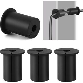 4pcs Starlink Cable Routing Kit for 1" Wall Hole Starlink Cable Feed Through Bushings Silicone Cable Feed Through Bushings Cable Starlink Wall Grommet(COLOR:white)