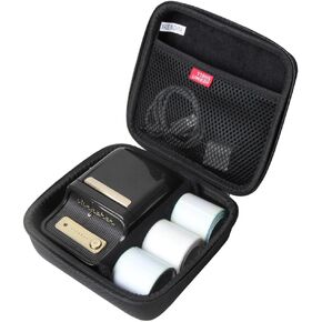 Hermitshell Hard Travel Case for NIIMBOT B21 Inkless Label Maker (Black)