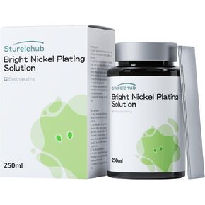 Bright Nickel Plating Solution, 250ml, Electroplating Solution, Excellent Corrosion Resistance, High Hardness, Excellent Electrical Conductivity