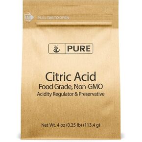 PURE ORIGINAL INGREDIENTS Citric Acid Powder (2 lb) Eco-Friendly Packaging, Natural, Food Safe