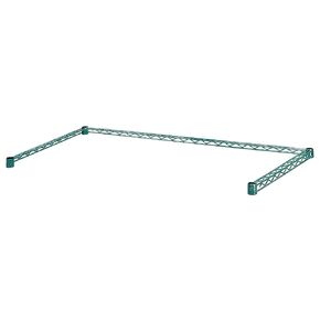 Quantum 2448FP Wire Frame, 3-Sided, 48"W x 24"D, Green epoxy Finish, NSF
