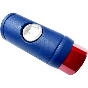 SANFU 1/4 بوصة FNPT M هيكل آمن مانع للتسرب، أزرق + أخضر