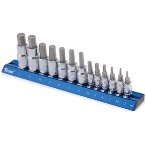 Titan Tools - 12-Pc Tamper Resistant Torx Bit Set (16121)