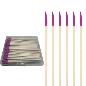 50 PCS Sanding Sticks Tools for Tight Spaces,Wood Small Sander Matchsticks Sanding Sticks Block Tools for Plastic Models,Fine Sandpaper Assortment Woodworking Tools Clearance,280 Grit（Purple）