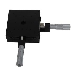 Manual XY Linear Stage,100mm Manual XY Sliding Table,Micrometer Trimming Platform,Precision Machining,for Precision Inspection, Equipment Positioning etc