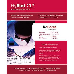 XC59X HyBlot CL Autoradiography Film, 5" Width, 7" Length, Pack of 100