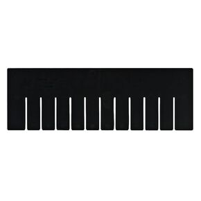 Quantum DS93060CO Short Divider, Conductive, for use with DG93060CO, Black (Pack of 6), Made in USA