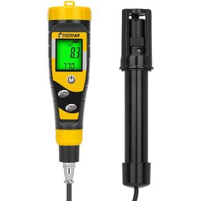 Digital Dissolved Oxygen Meter Portable Dissolved Oxygen Test Kit with 3.6ft Electrode for Ponds Aquarium Aquaculture Do Meter for Water Fish Tank with Measuring Range 0.0‑40.0 Mg/L